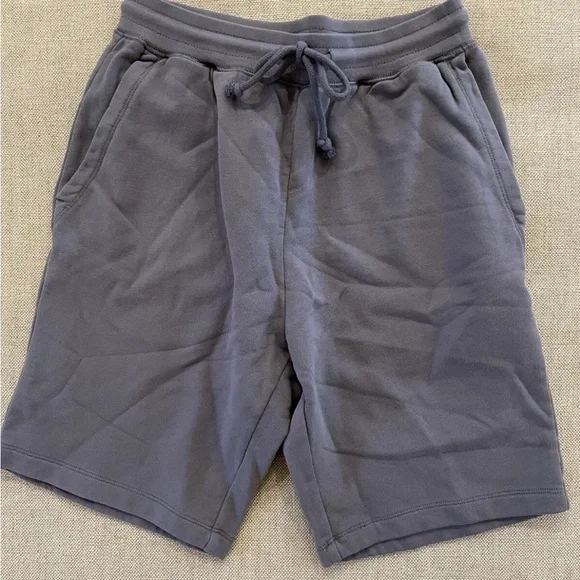 Madewell Retrolight Terry Sweatshorts in Blue Size S NWD $59.50 NA746 - Picture 7 of 8